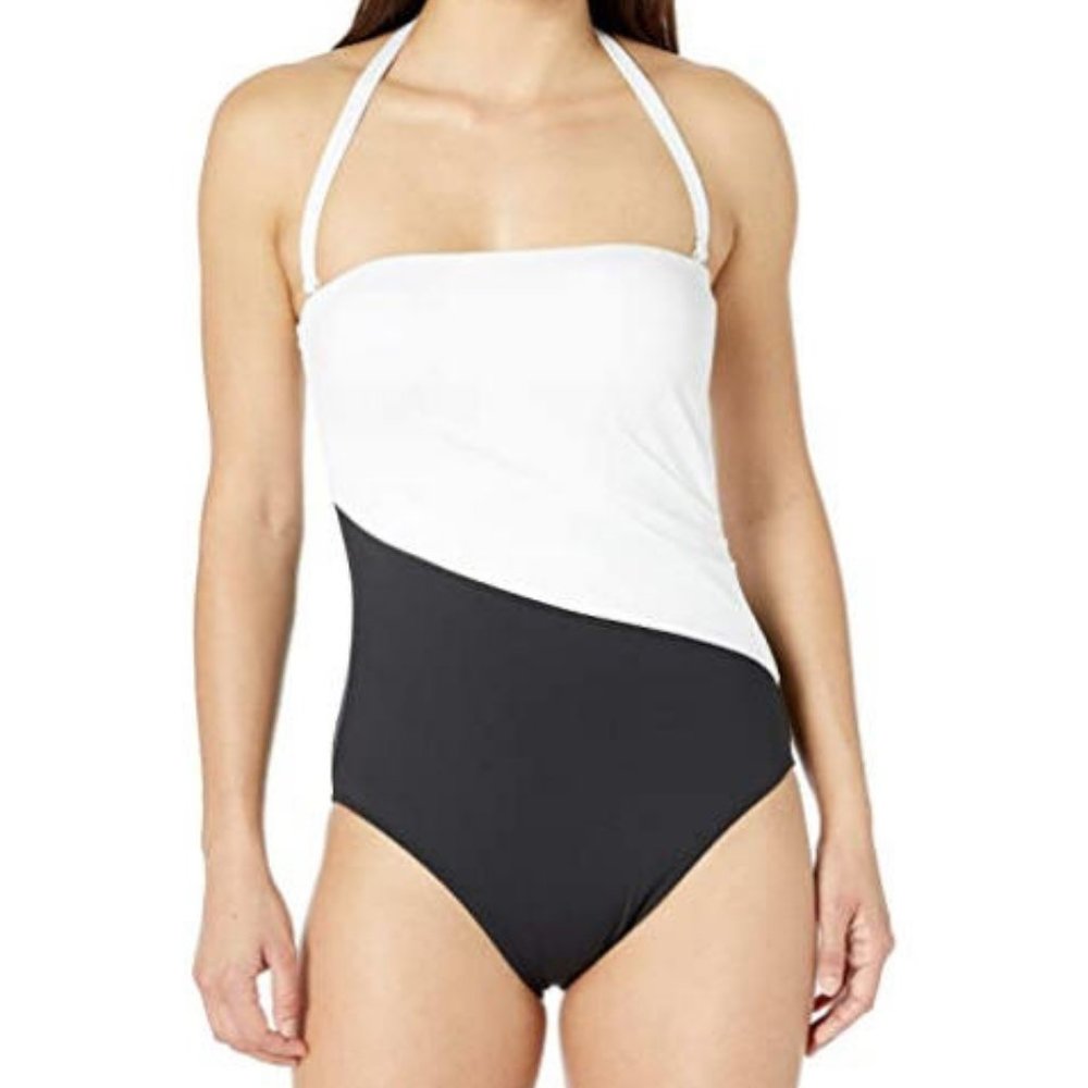 LAUREN RALPH LAUREN Bel Aire Bandeau One Piece